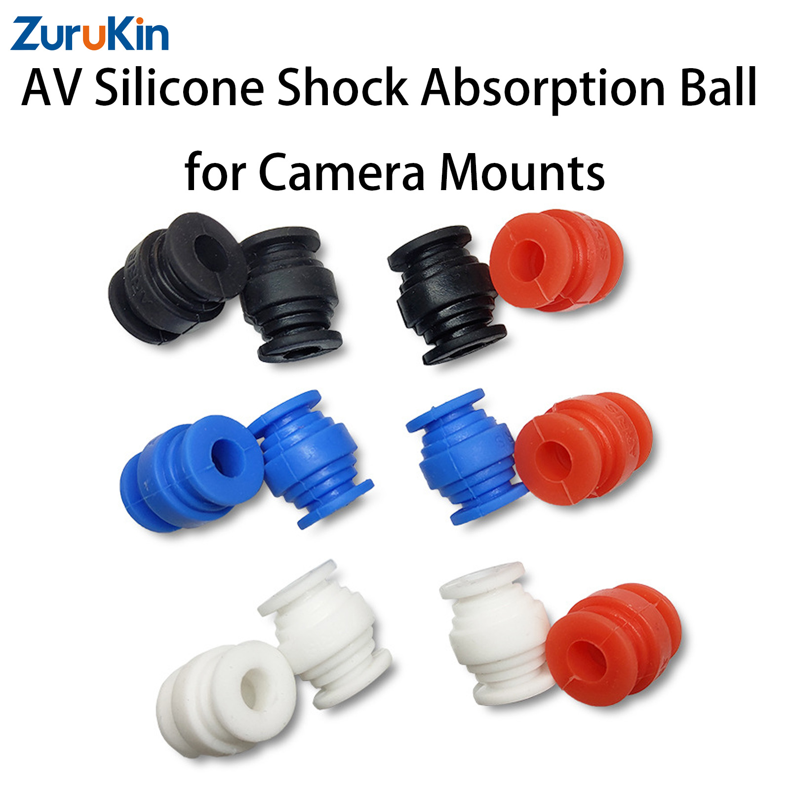 Drone Gimbal Mount - 12 Pezzi di Sfere in Silicone