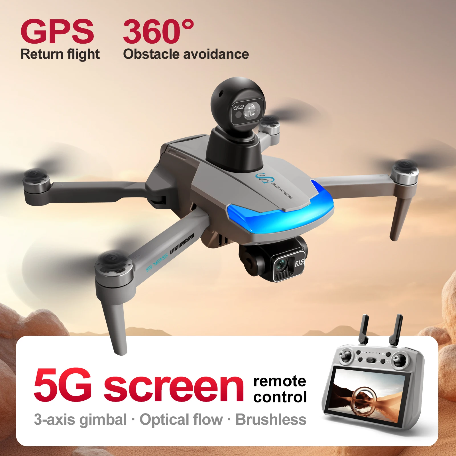S185 Drone professionale 2.7K  - Drone Gimbal 3 Axis recensione e prezzo