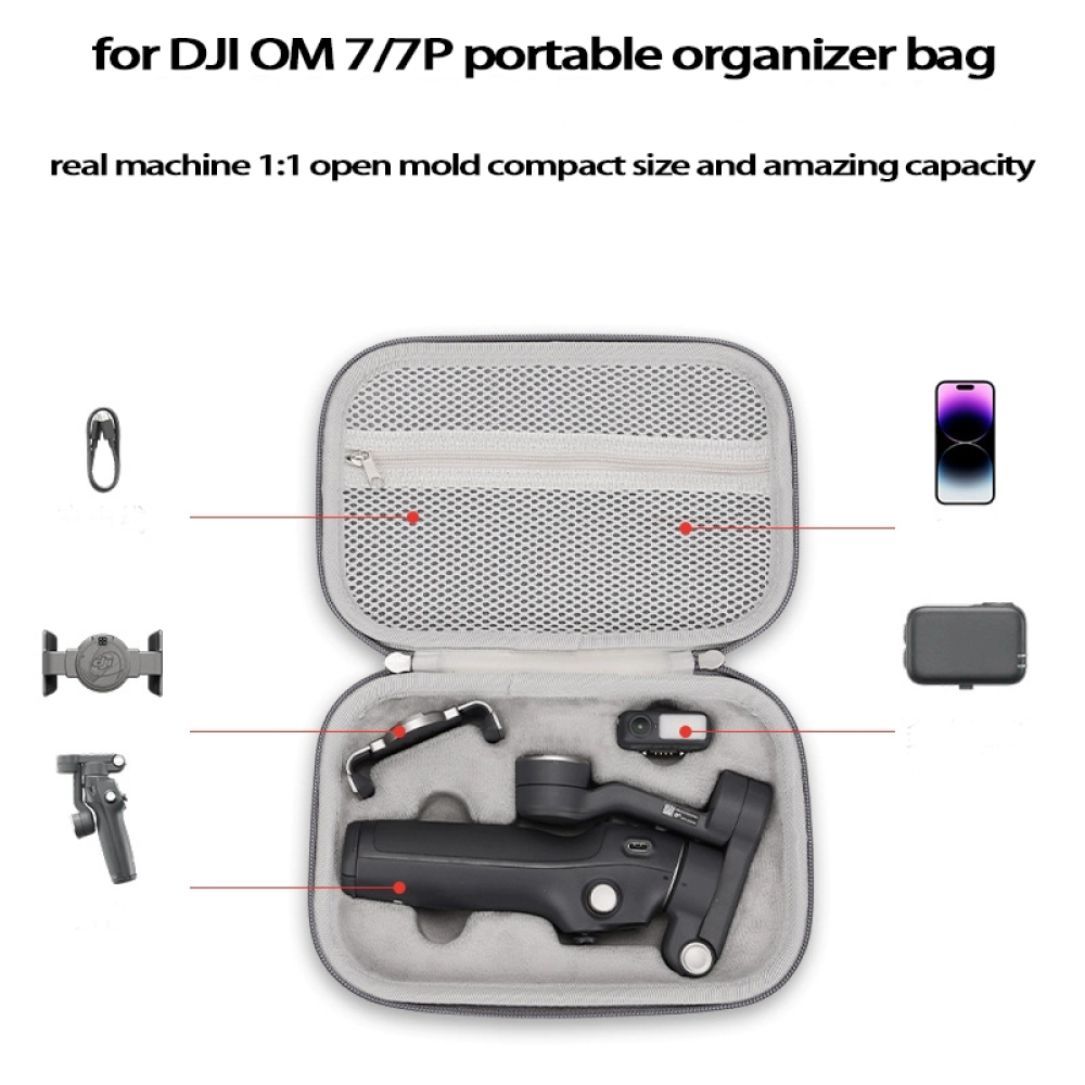 Custodia per Osmo Mobile 7P, B - Drone Gimbal Case recensione e prezzo
